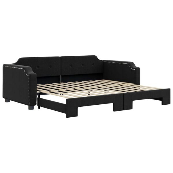vidaXL Lit de jour avec gigogne sans matelas 80x200 cm
