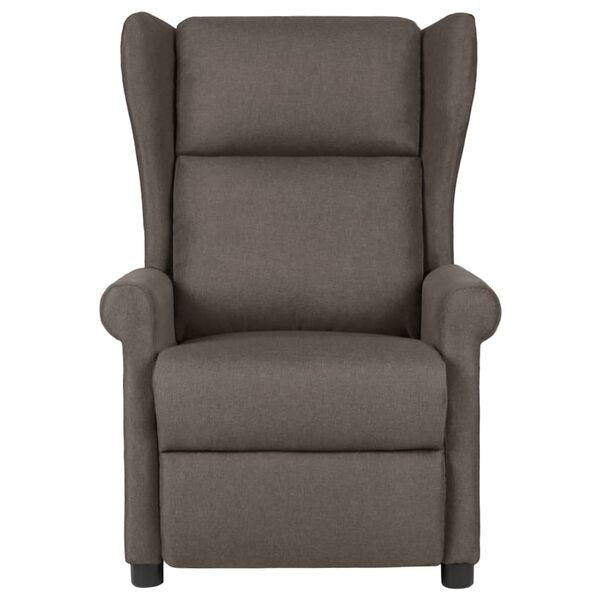 vidaXL Fauteuil de massage Marron Tissu
