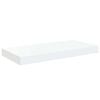vidaXL &Eacute;tag&egrave;re murale flottante 2 pcs Blanc brillant 50x23x3,8 cm MDF