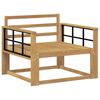 vidaXL Sofa de milieu ext&eacute;rieur Bois d'Acacia Massif Blanc