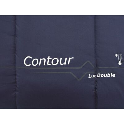 Outwell Sac de couchage double Contour Lux Bleu impérial