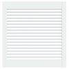 vidaXL Porte d'armoire &agrave; persiennes blanc 61,5x59,4 cm pin massif