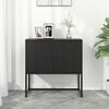 vidaXL Buffet Noir 75x35x75 cm Acier