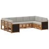 vidaXL Ensemble de canap&eacute;s d'ext&eacute;rieur 9 pc 9 place