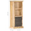vidaXL Buffet avec porte 45x32x110 cm Bois de manguier solide
