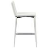 vidaXL Ensemble de bar 3 pcs Similicuir Blanc