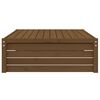 vidaXL Repose-pied de jardin 120x80 cm marron miel bois de pin massif