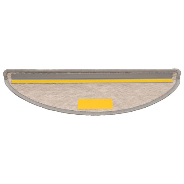 vidaXL Tapis d'escalier autocollants 30 pcs 56x17x3 cm argent&eacute;