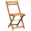 vidaXL Chaises de bistrot pliantes lot de 6 bois d'acacia solide