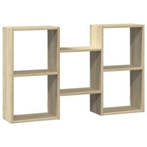 vidaXL &Eacute;tag&egrave;re murale ch&ecirc;ne sonoma 96x18x60 cm bois d'ing&eacute;nierie