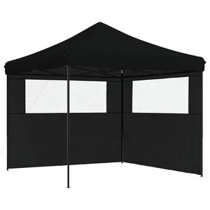 vidaXL Tente de f&ecirc;te Noir 292 x 292 x 315 cm Tissu Oxford