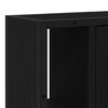 vidaXL Armoire de salle de bain avec miroir Ch&ecirc;ne noir 60 x 16 x 60 cm Bois d'ing&eacute;nierie