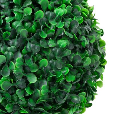 vidaXL Plante de buis artificiel avec pot Forme de boule Vert 90 cm