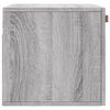 vidaXL Armoire murale Sonoma gris 60x36,5x35 cm Bois d'ing&eacute;nierie
