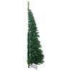 vidaXL Sapin de No&euml;l artificiel d'angle Vert 180 cm PVC