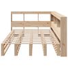 vidaXL Lit biblioth&egrave;que sans matelas 120x190 cm bois de pin massif