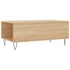 vidaXL Table basse Ch&ecirc;ne sonoma 90x50x36,5 cm Bois d'ing&eacute;nierie