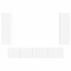 vidaXL Ensemble meuble TV Montage mural 3 pcs Blanc Bois d'ing&eacute;nierie