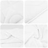 vidaXL Duvet d'&eacute;t&eacute; simple avec oreiller 3 pcs Blanc Microfibre