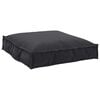 vidaXL Set de coussins de palette 2 pcs Noir Tissu Oxford