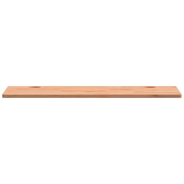 vidaXL Dessus de bureau 100x50x1,5 cm bois massif de h&ecirc;tre