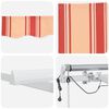 vidaXL Auvent R&eacute;tractable Jaune et Orange 500 &times; 300 cm