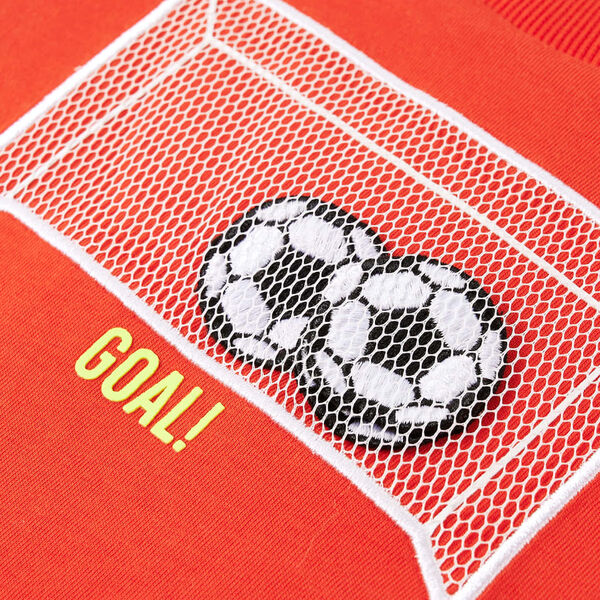 T-shirt enfants manches longues orange vif 128