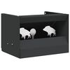 vidaXL Bo&icirc;te de Pi&egrave;ge &agrave; Balles Noir 29 x 22 x 20 cm Acier