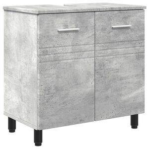 vidaXL Unit&eacute; de vanit&eacute; de salle de bain Gris b&eacute;ton 60 x 35 x 60 cm