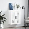 vidaXL Armoire murale blanc 69,5x34x90 cm