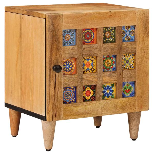 vidaXL Cabinet de chevet Naturel 40 x 33,5 x 46 cm
