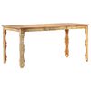 vidaXL Table de salle &agrave; manger 160x80x76cm Bois de r&eacute;cup&eacute;ration massif