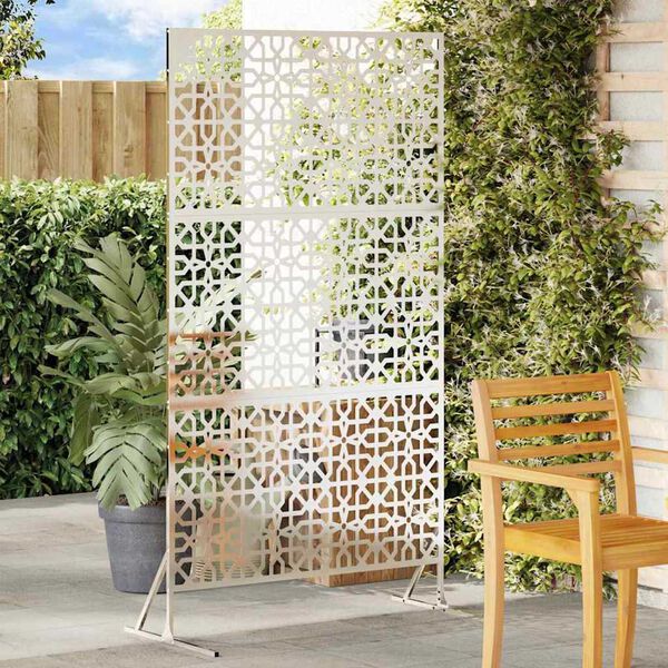 vidaXL &Eacute;cran de confidentialit&eacute; Gris 100 x 50 x 180 cm Acier