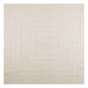 vidaXL Tapis ZIZUR cr&egrave;me 200x200 cm aspect de jute int&eacute;rieur ext&eacute;rieur