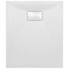 vidaXL Bac de douche SMC Blanc 90 x 70 cm