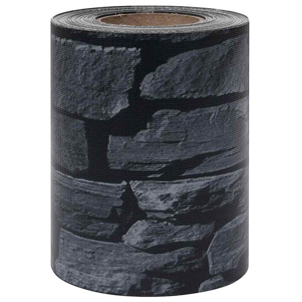 vidaXL &Eacute;cran d'intimit&eacute; de jardin PVC 70x0,19 m Gris