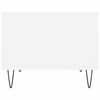 vidaXL Table basse blanc 60x50x40 cm bois d'ingénierie