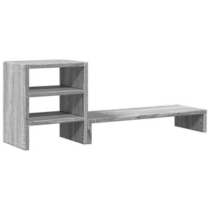 vidaXL Support de moniteur et organisateur de bureau bois d'ing&eacute;nierie