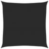 vidaXL Voile d'ombrage 160 g/m&sup2; Noir 6x6 m PEHD
