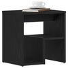 vidaXL Cabinet de chevet 2 pcs Chêne noir 40 x 30 x 40 cm