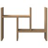 vidaXL Organiseur de bureau Chêne artisanal 34,5 x 15,5 x 35,5 cm