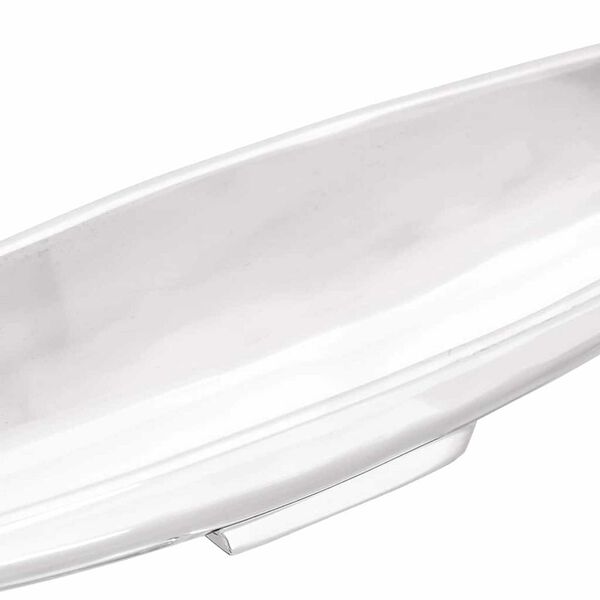 vidaXL Corbeille de fruits Argenté 53 x 9 x 10 cm Aluminium