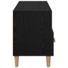 vidaXL Meuble TV Ch&ecirc;ne noir 102 x 36 x 50 cm Bois d'ing&eacute;nierie