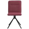 vidaXL Chaises à manger lot de 2 rouge bordeaux tissu