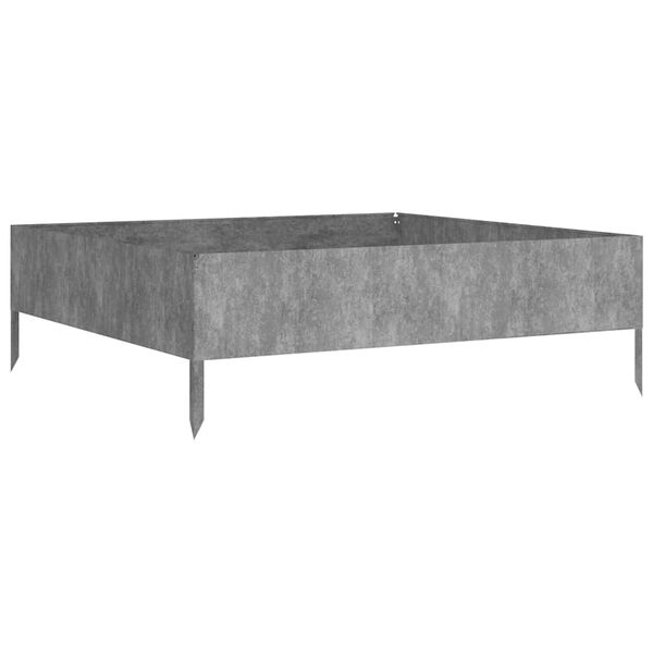 vidaXL Lit sur&eacute;lev&eacute; de jardin 100x100x33,5 cm acier corten