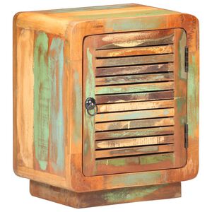 vidaXL Table de chevet 40 x 30 x 50 cm Bois de r&eacute;cup&eacute;ration massif