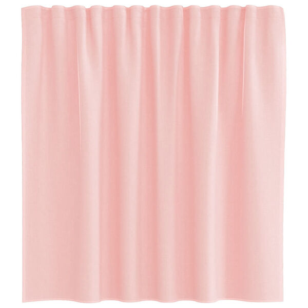 vidaXL Rideaux en voile avec boucles 2 pcs rose 140x140 cm