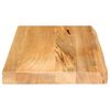 vidaXL Dessus de table à bord vivant 40x20x3,8 cm bois massif manguier