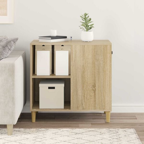 vidaXL Maison pour chat Sonoma 72 x 42.5 x 70 cm Bois d'ing&eacute;nierie