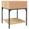 vidaXL Tables de chevet 2 pcs ch&ecirc;ne sonoma 40x41x50 cm bois ing&eacute;nierie